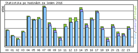 Statistika po hodin�ch