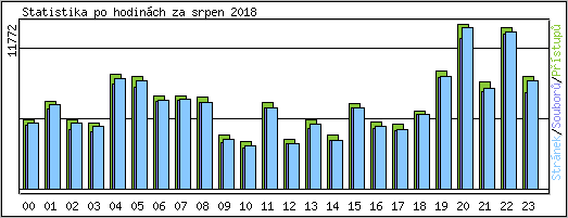 Statistika po hodin�ch